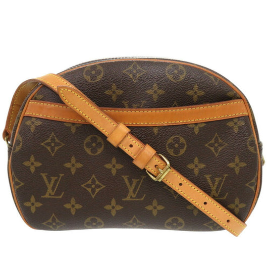 Louis Vuitton Blois, Brown, Canvas, shoulder