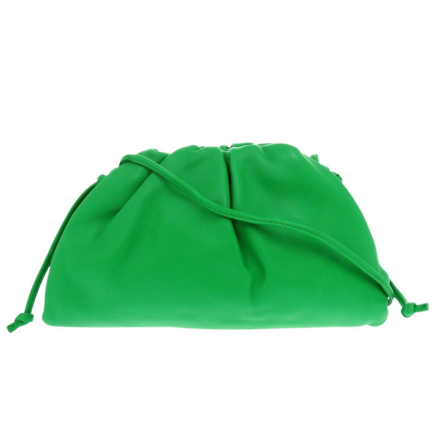 Bottega Veneta The pouch, Green, Leather, clutch