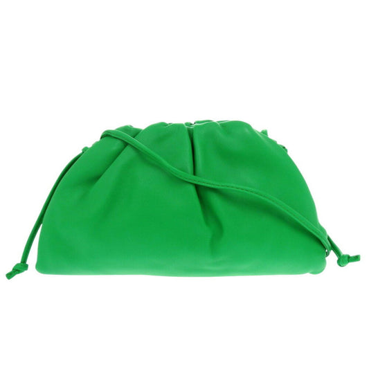 Bottega Veneta The pouch, Green, Leather, clutch