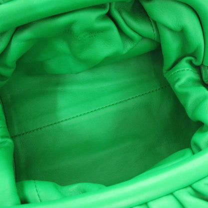 Bottega Veneta The pouch, Green, Leather, clutch