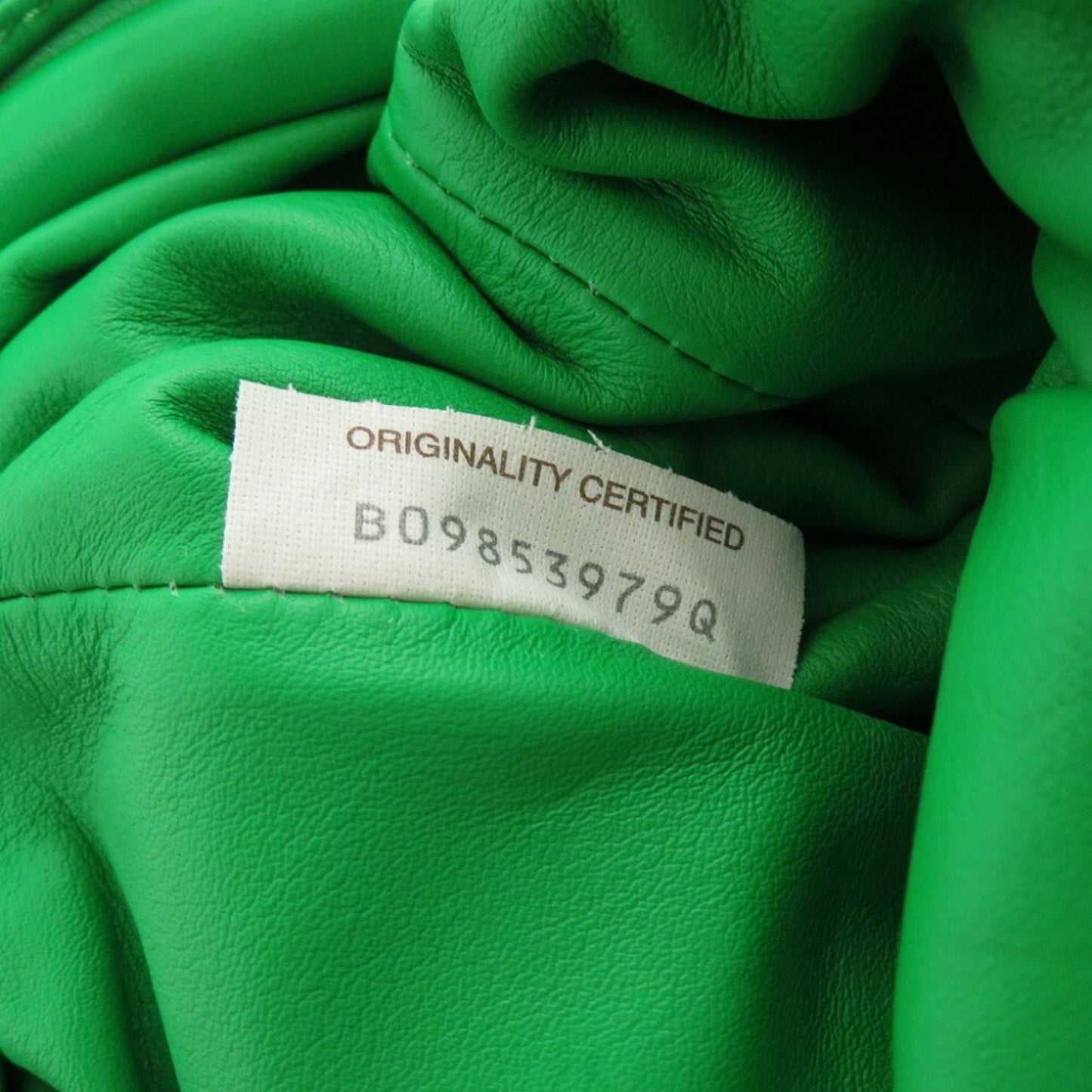 Bottega Veneta The pouch, Green, Leather, clutch