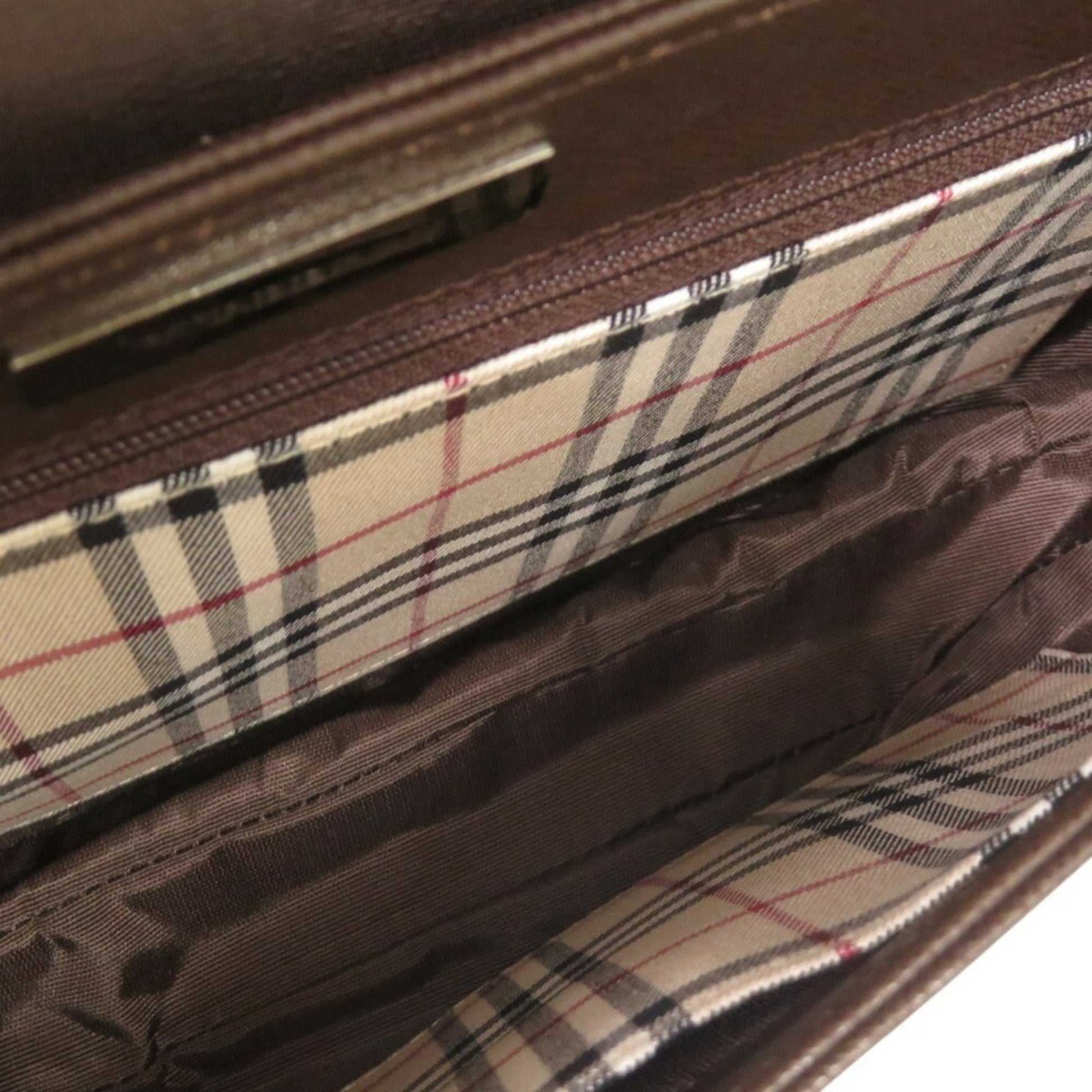 Burberry, Brown, Leather, handbag