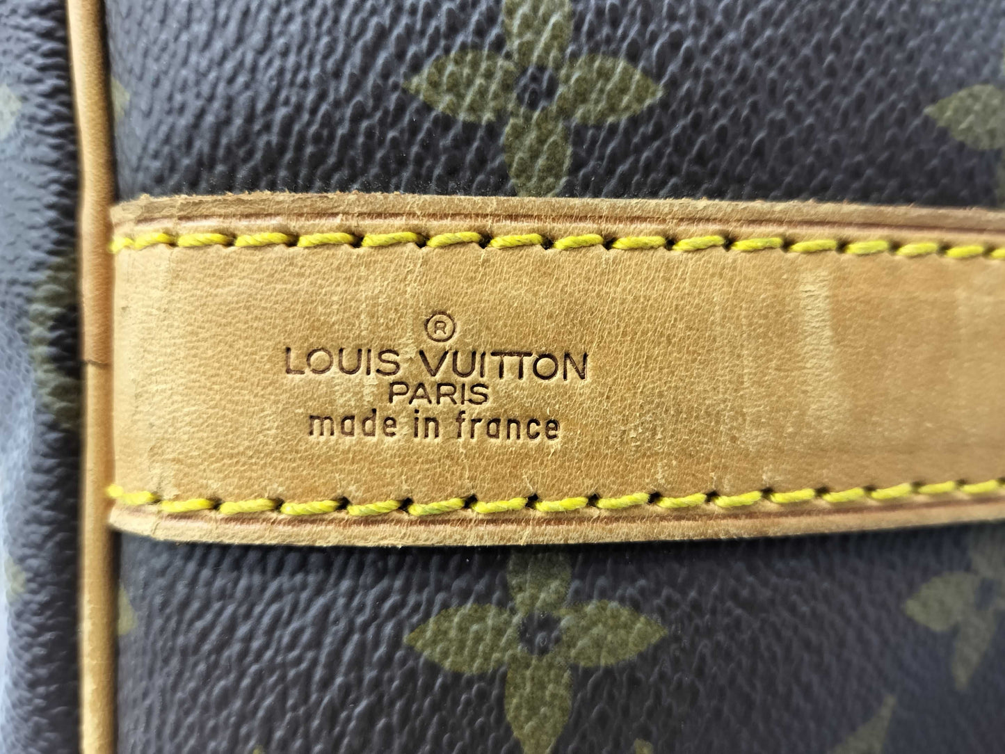 Louis Vuitton Keepall Bandouliere Bag Monogram Canvas, BROWN, CANVAS, Travel bag