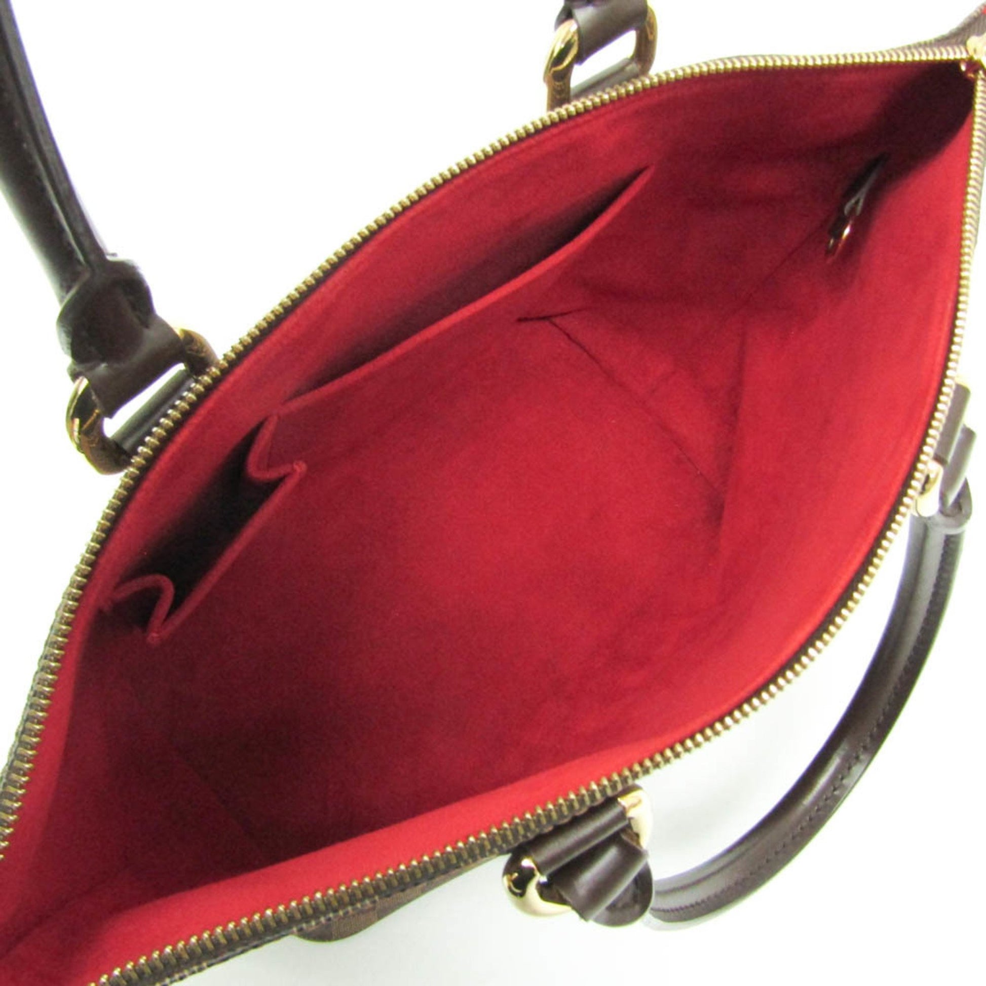 Louis Vuitton Saleya, Brown, Canvas, handbag