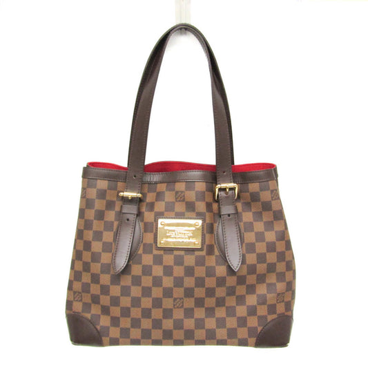 Louis Vuitton Hampstead, Brown, Canvas, shoulder