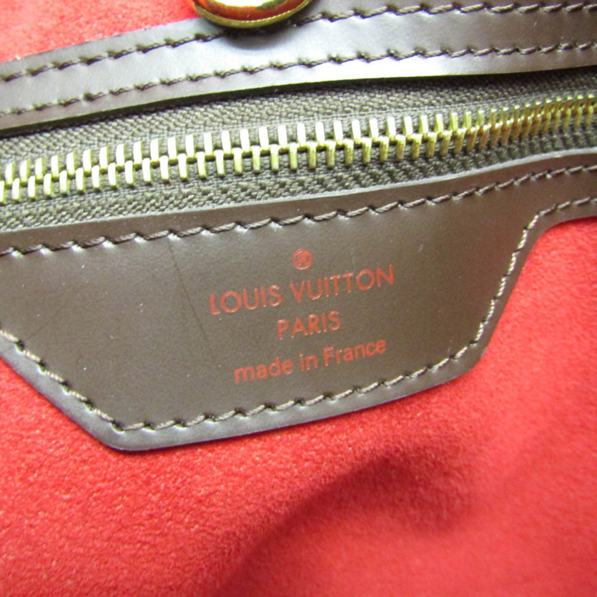 Louis Vuitton Hampstead, Brown, Canvas, shoulder