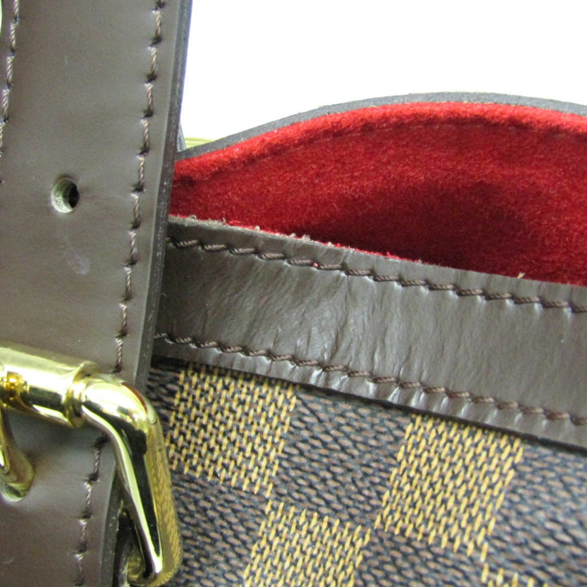 Louis Vuitton Hampstead, Brown, Canvas, shoulder