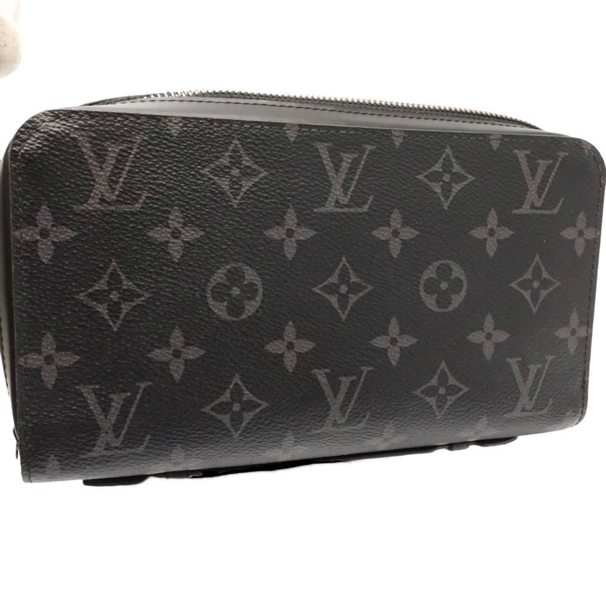 Louis Vuitton, Black, Canvas, wallet