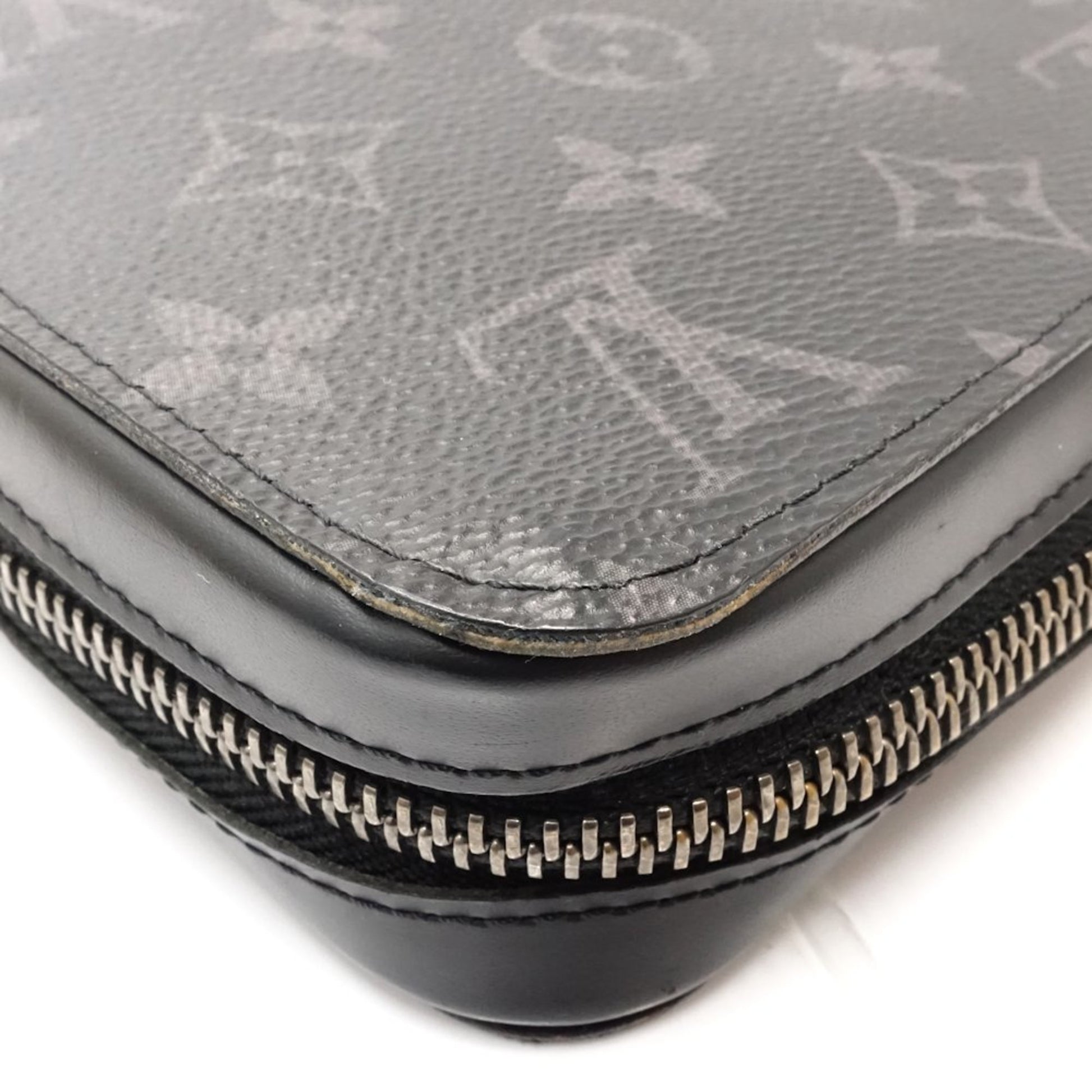 Louis Vuitton, Black, Canvas, wallet