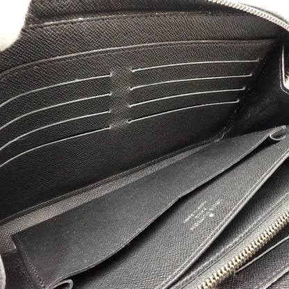 Louis Vuitton, Black, Canvas, wallet