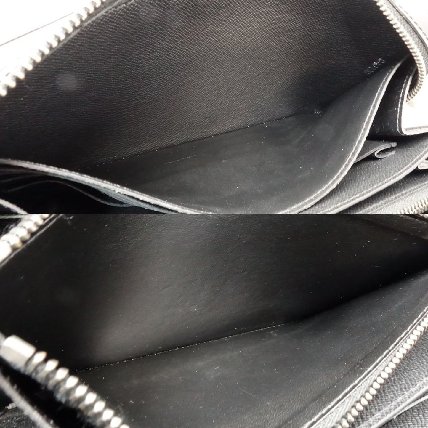 Louis Vuitton, Black, Canvas, wallet