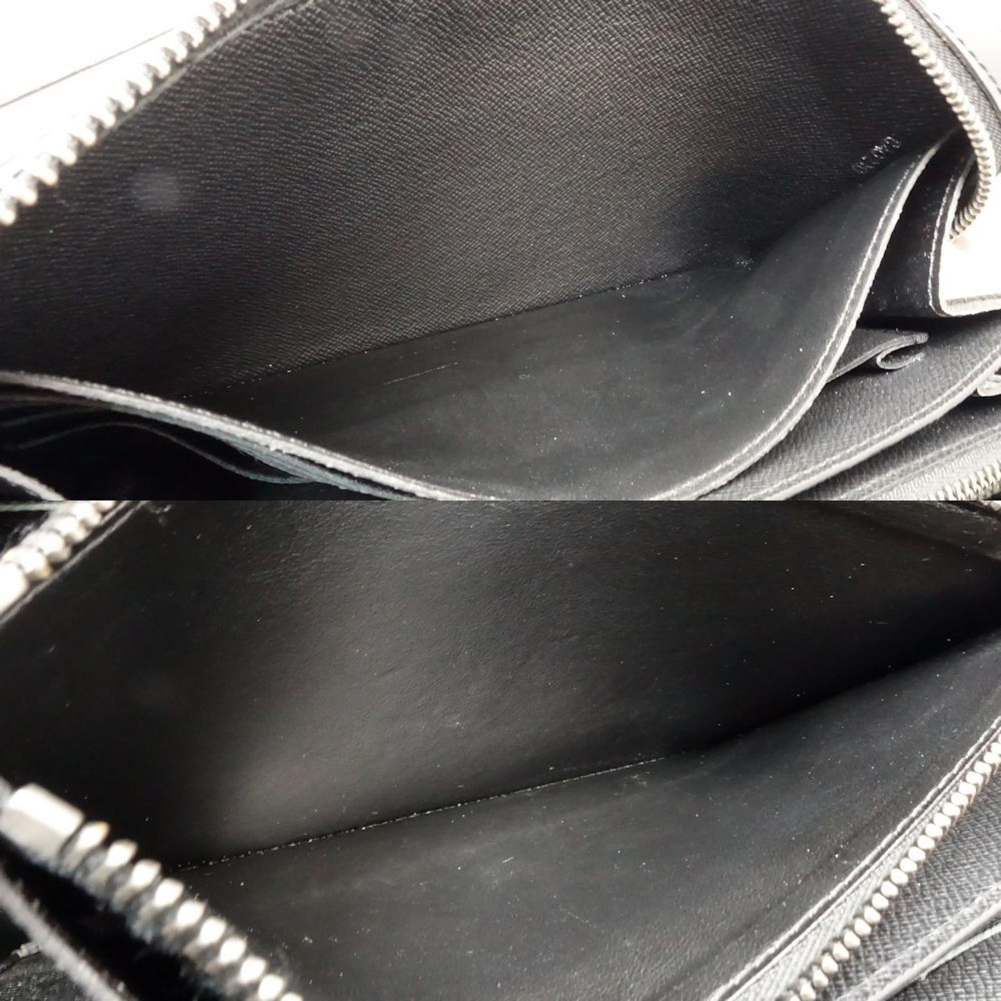 Louis Vuitton, Black, Canvas, wallet