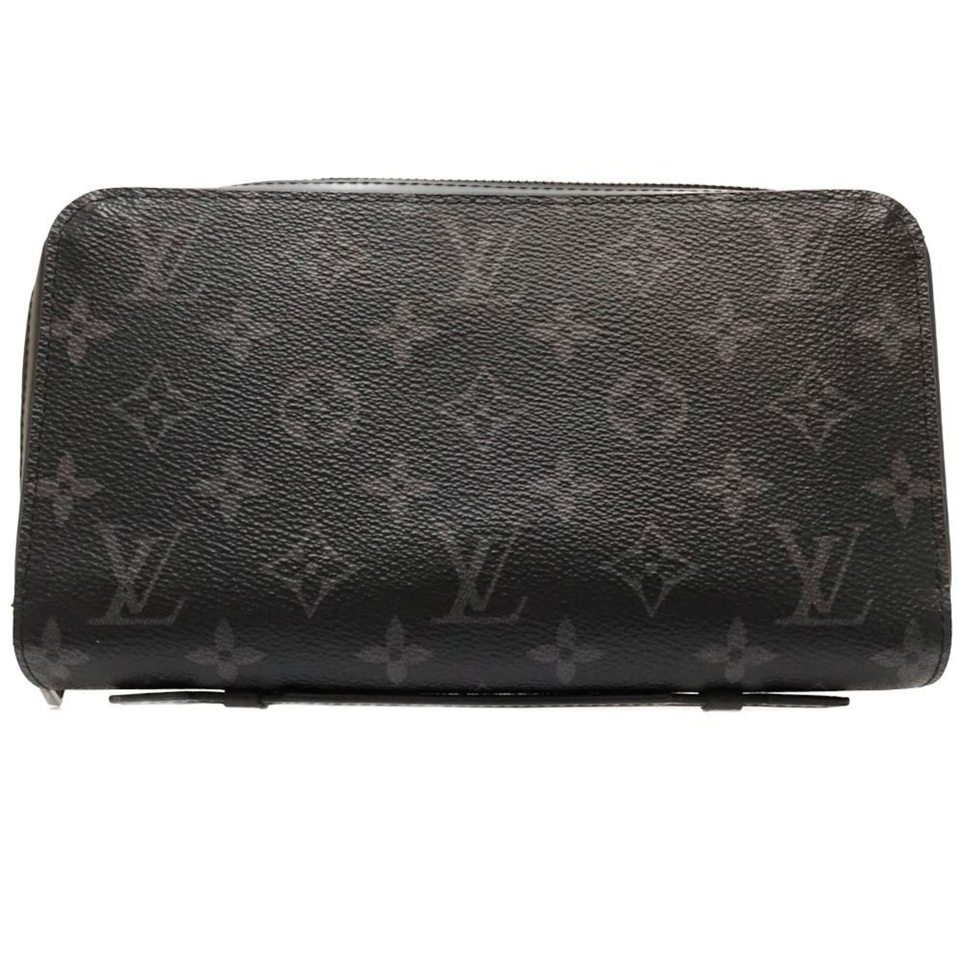 Louis Vuitton, Black, Canvas, wallet