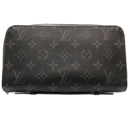 Louis Vuitton, Black, Canvas, wallet