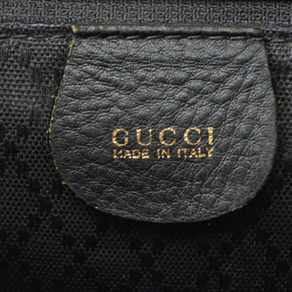 Gucci, Black, Leather, backpack