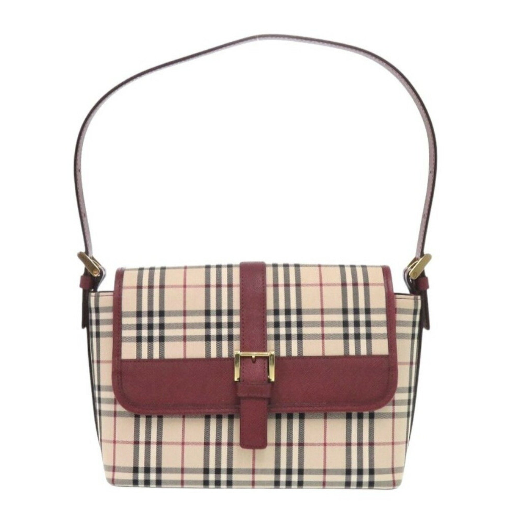 Burberry Nova Check, Beige, Canvas, shoulder