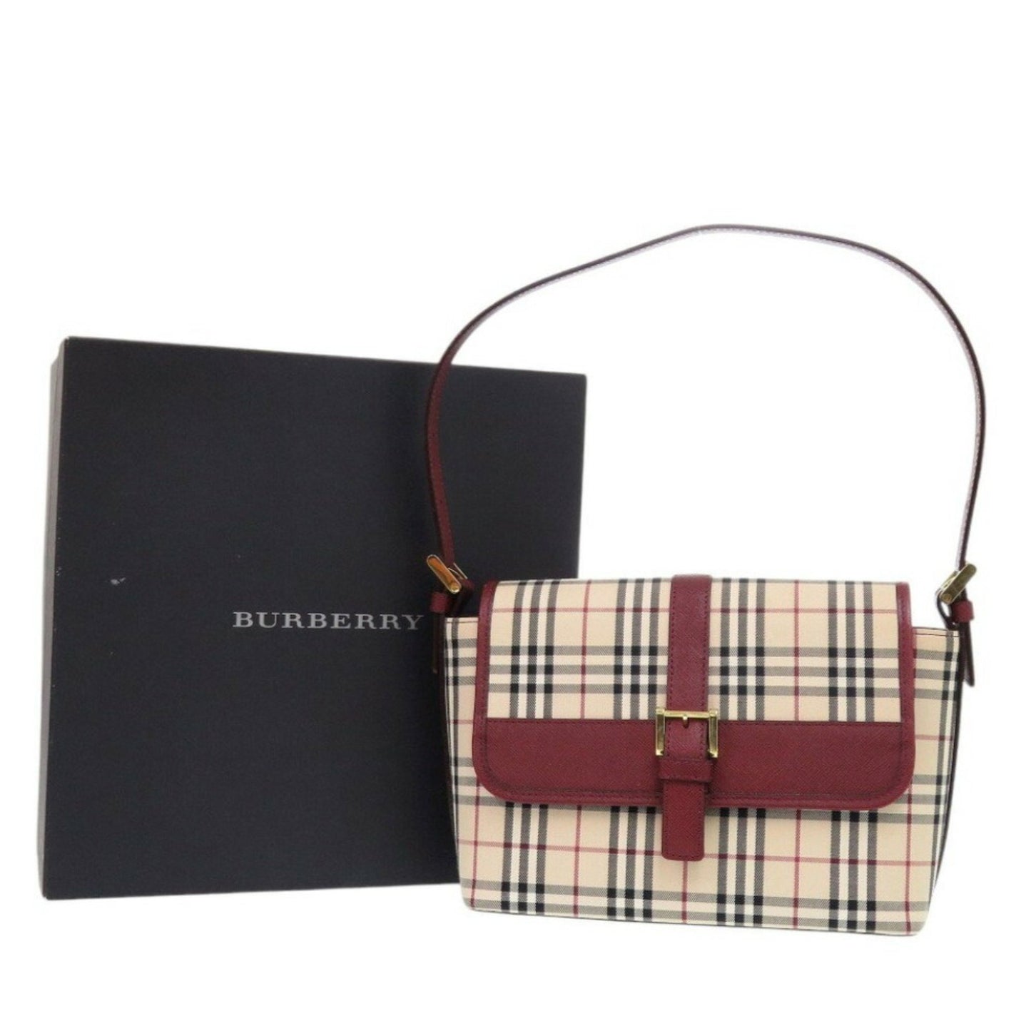Burberry Nova Check, Beige, Canvas, shoulder