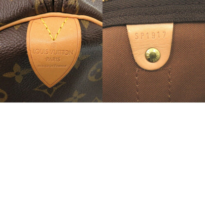 Louis Vuitton Keepall 55, Brown, Canvas, travel