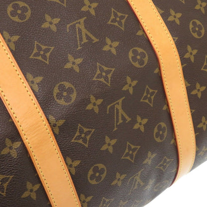 Louis Vuitton Keepall 60, Brown, Canvas, travel
