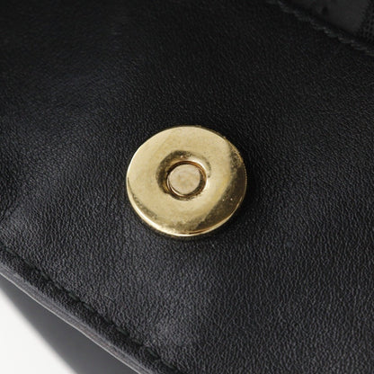 Salvatore Ferragamo Gancini, Black, Leather, handbag