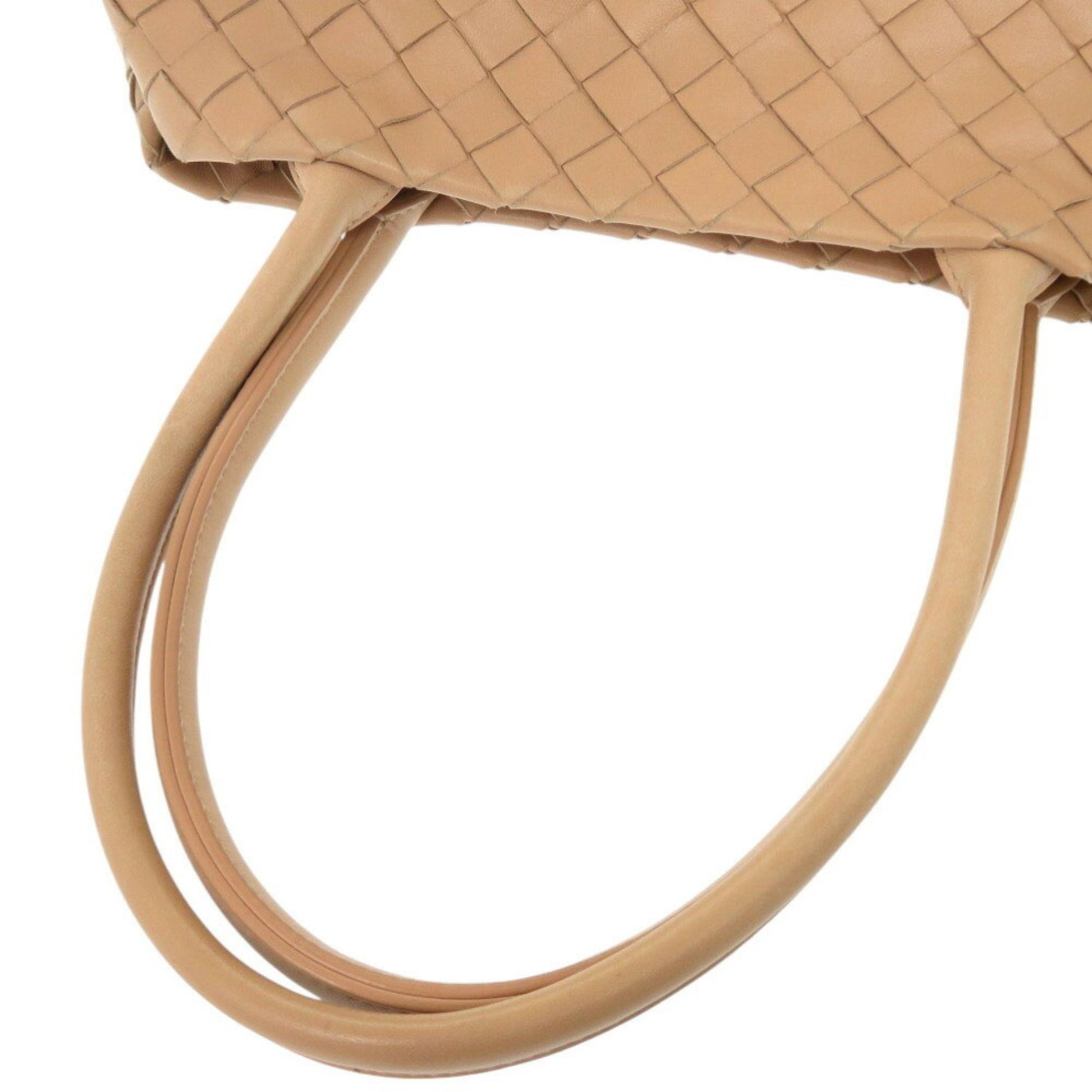 Bottega Veneta Intrecciato, Beige, Leather, tote