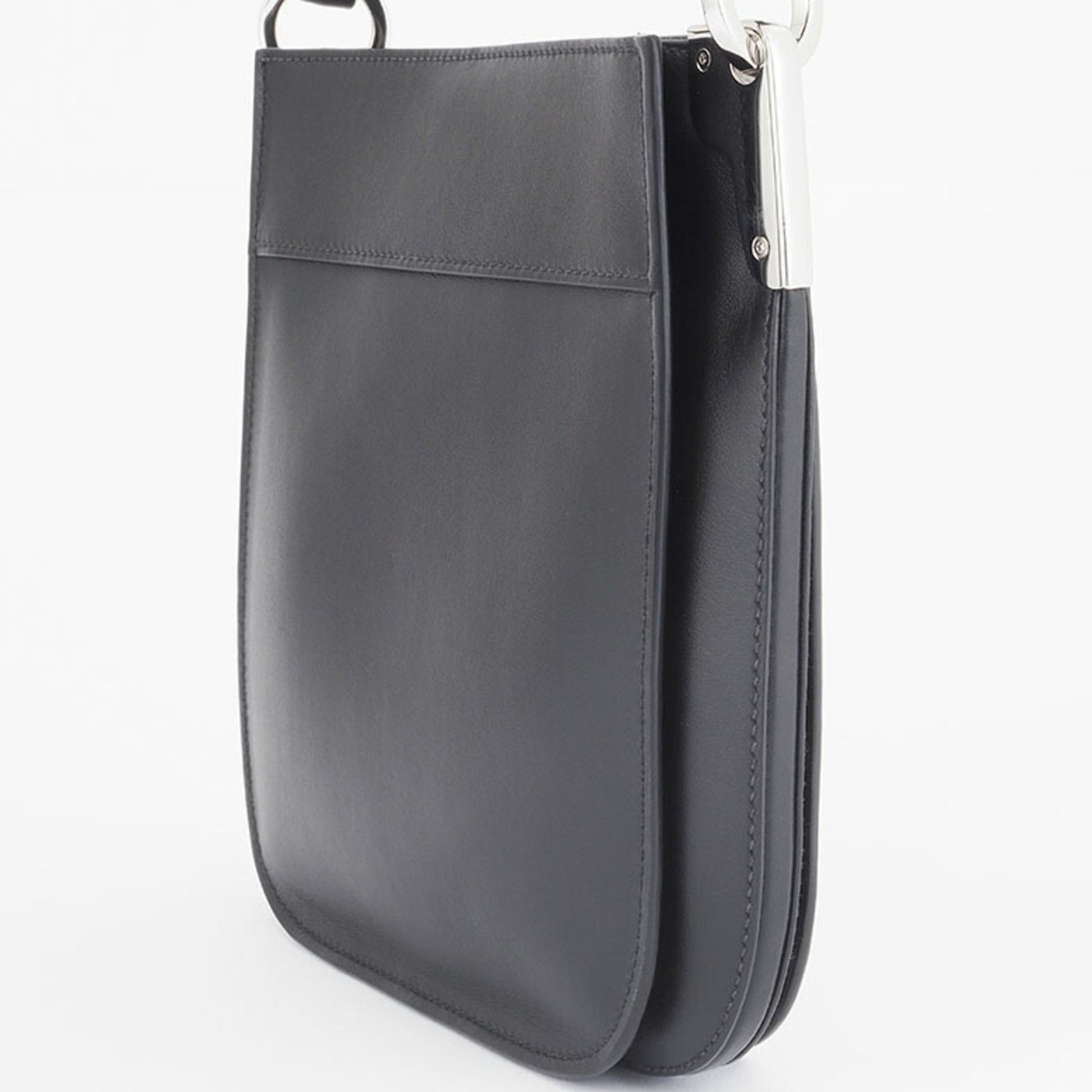 Prada Margit, Black, Leather, shoulder