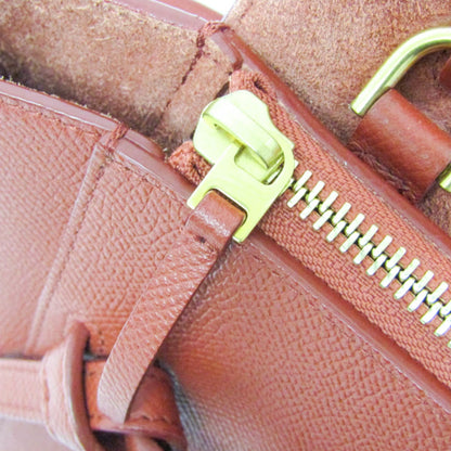 Céline Belt, Burgundy, Leather, handbag