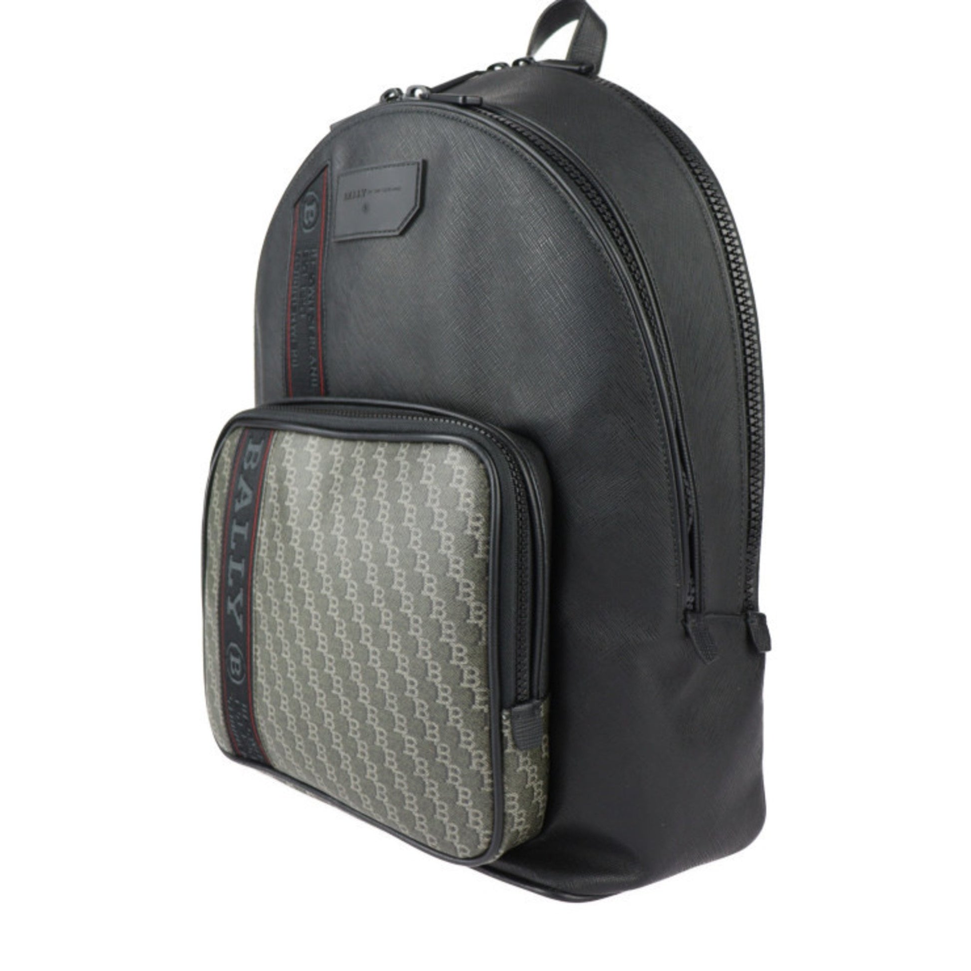 Bally, Black, Leather, backpack