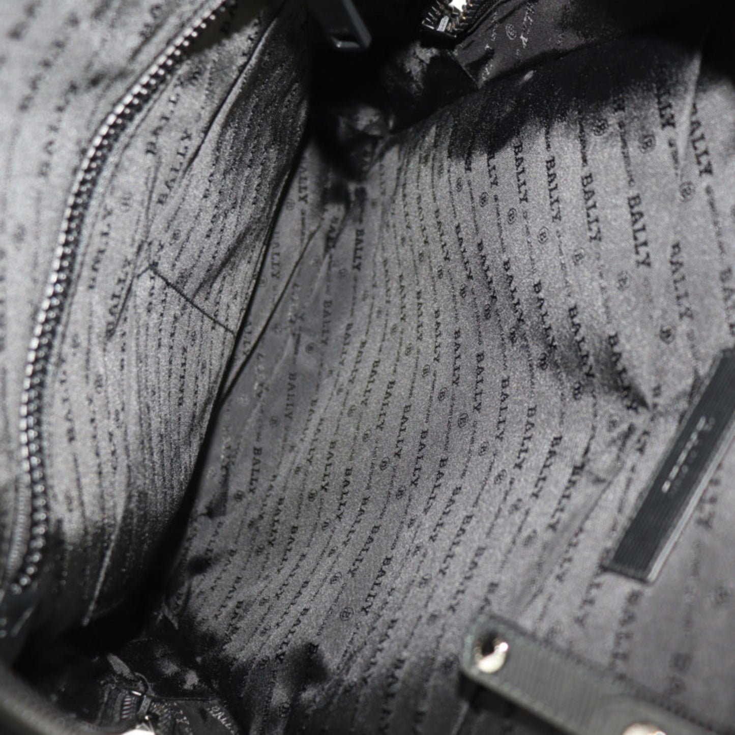 Bally, Black, Leather, backpack