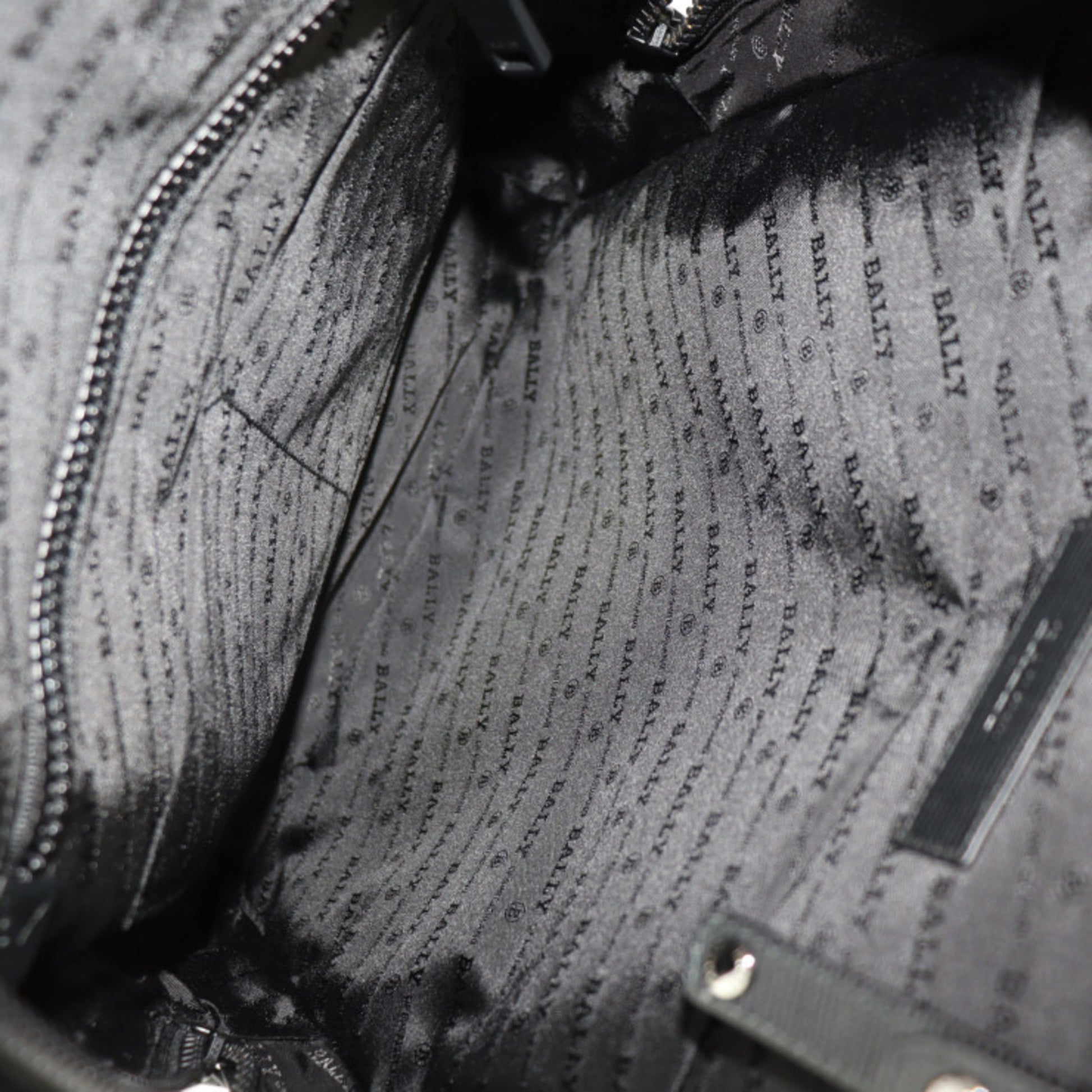 Bally, Black, Leather, backpack