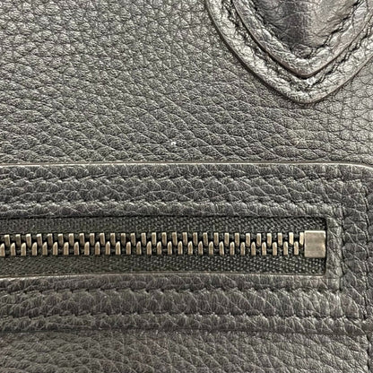 Céline Luggage, Black, Leather, handbag