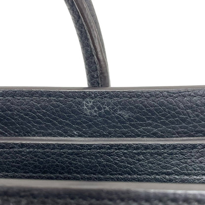 Céline Luggage, Black, Leather, handbag