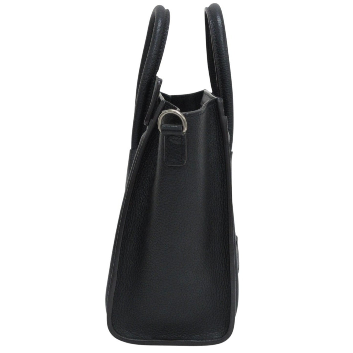 Céline Luggage, Black, Leather, handbag