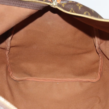 Louis Vuitton Keepall 60, Brown, Canvas, travel