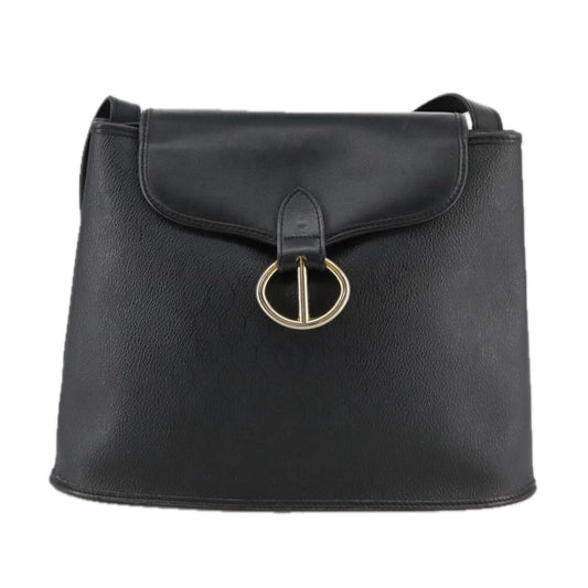 Dior Honeycomb, Black, Leather, shoulder
