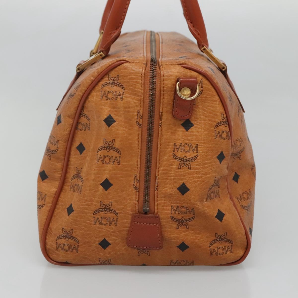 MCM Visetos, Brown, Canvas, travel