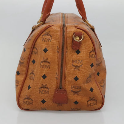 MCM Visetos, Brown, Canvas, travel