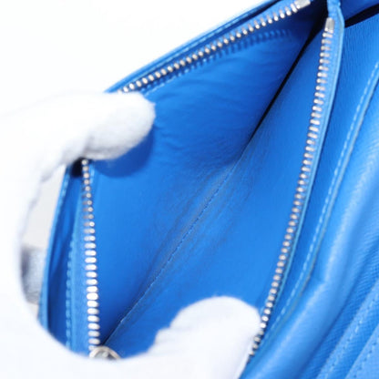 Louis Vuitton Brazza, Blue, Canvas, wallet
