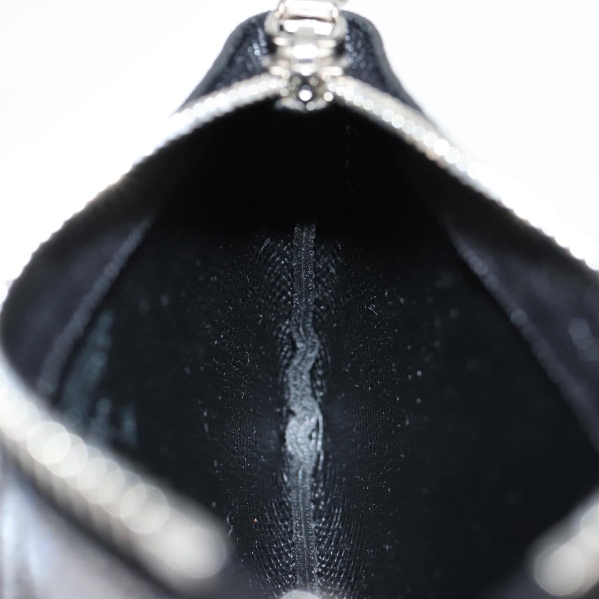 Louis Vuitton Pochette Clés, Black, Canvas, wallet