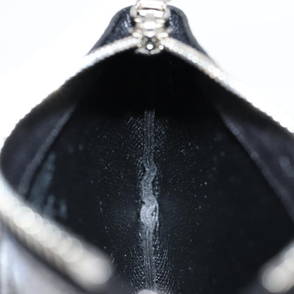 Louis Vuitton Pochette Clés, Black, Canvas, wallet