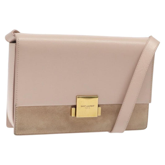 Yves Saint Laurent, Pink, Leather, shoulder