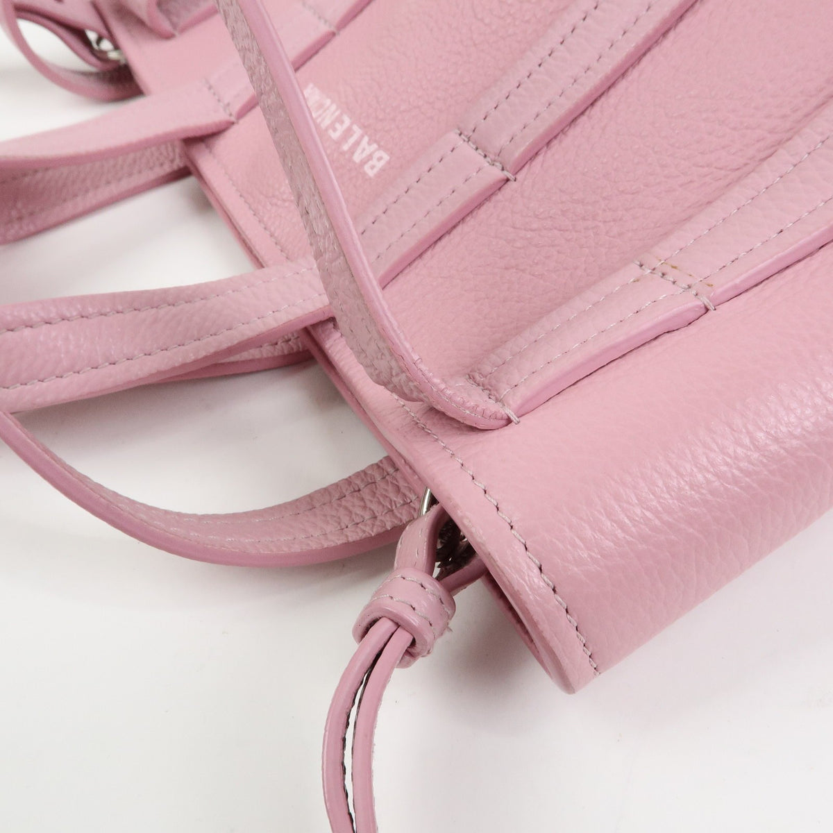Balenciaga Everyday 2.0 North South Leather, Pink, Leather, Tote Bag