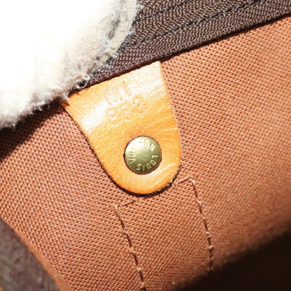Louis Vuitton Keepall 55, Brown, Canvas, travel