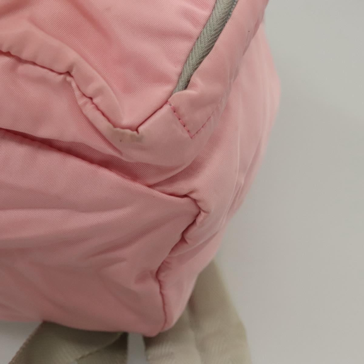 Prada Single Buckle Pocket Tessuto, Pink, Nylon, Backpack