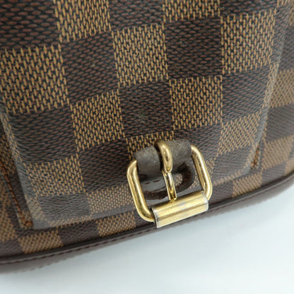 Louis Vuitton Manosque Damier, Brown, Canvas, Handbag