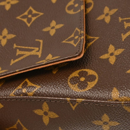 Louis Vuitton Looping Monogram Canvas, Brown, Canvas, Handbag