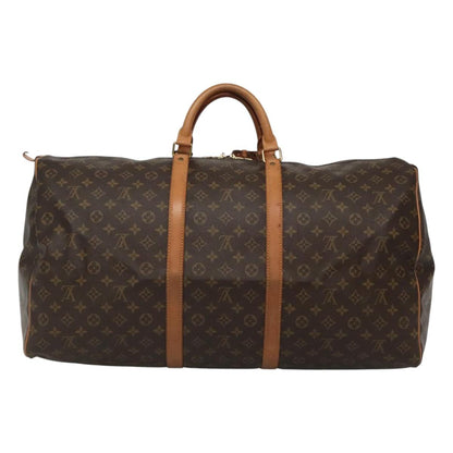 Louis Vuitton Keepall 60, Brown, Canvas, travel