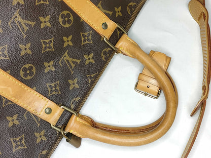 Louis Vuitton Keepall Monogram Canvas, Brown, Canvas, Travel Bag