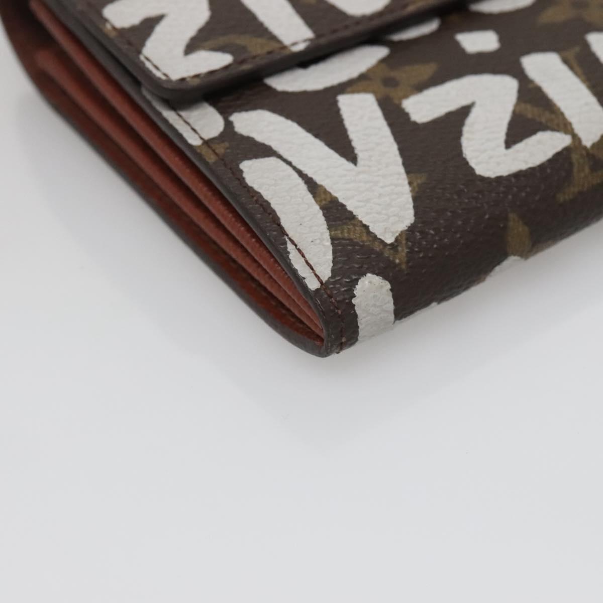 Louis Vuitton Porte Monnaie Credit, Brown, Canvas, wallet