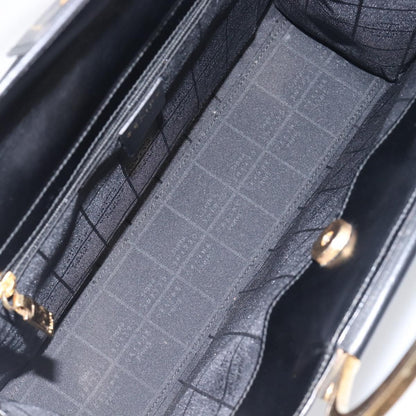 Celine Top Handle Leather, Black, Leather, Handbag
